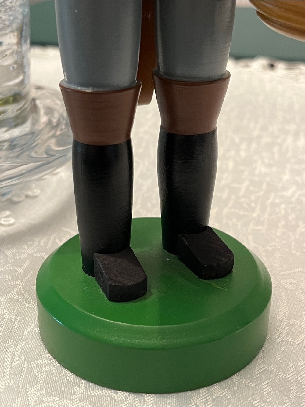 VINTAGE VEB Hodrewa Wooden Nutcracker Picker Collector Figurine - Picture 6 of 15